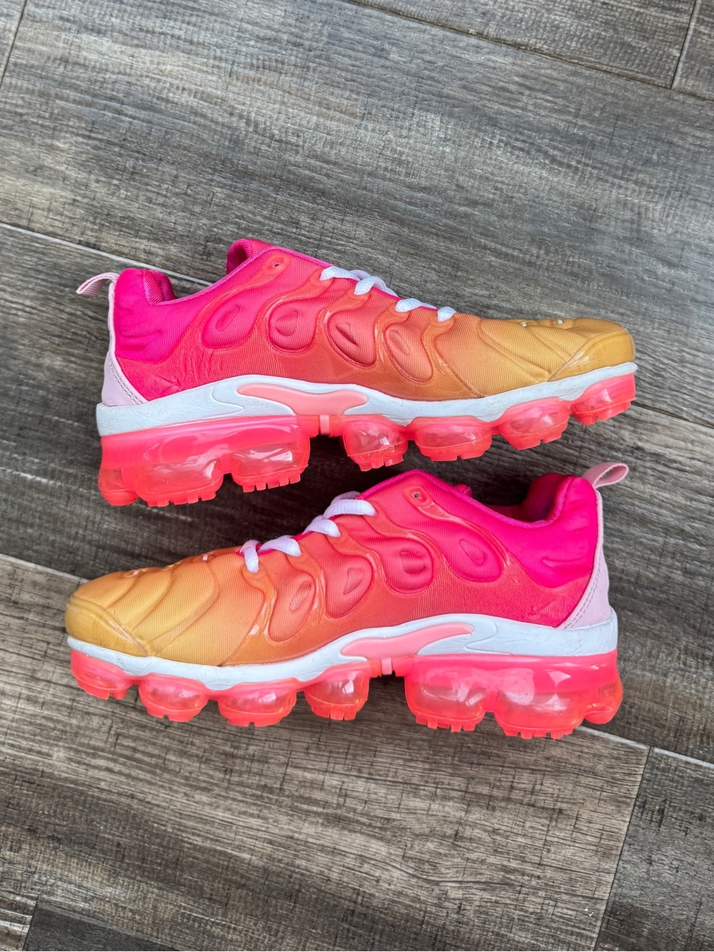 Nike air vapormax plus “summer sunset” pink 3y - Picture 2 of 6